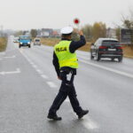 22.10.2026. Kielce. Akcja „Twoje Światła – Nasze Bezpieczeństwo” / Fot. Wiktor Taszłow - Radio Kielce