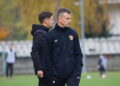 29.10.2026. Kielce. Mecz Korona II Kielce - Wiślanie Skawina. Na zdjęciu: Arkadiusz Adach - trener Korony II / Fot. Wiktor Taszłow - Radio Kielce