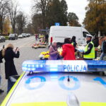 30.10.2026. Akcja rozdawania odblasków / Fot. Wiktor Taszłow - Radio Kielce