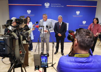 02.10.2026. Kielce. Konferencja prasowa / Fot. Wiktor Taszłow - Radio Kielce