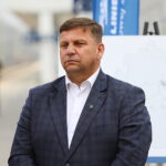 05.10.2026. Kielce. Konferencja prasowa poświęcona podpisaniu umów na budowę nowych przystanków przy liniach kolejowych 70 i 75 / Fot. Wiktor Taszłow - Radio Kielce