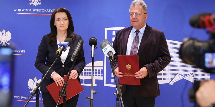 05.10.2026. Konferencja dot. bonu senioralnego / Fot. Wiktor Taszłow - Radio Kielce