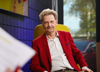 Jacek Rogala – gość audycji „Dzień dobry to Ja! Rozmowy inne niż wszystkie w Radiu Kielce” / Fot. Wiktor Taszłow - Radio Kielce