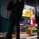 Jacek Rogala – gość audycji „Dzień dobry to Ja! Rozmowy inne niż wszystkie w Radiu Kielce” / Fot. Wiktor Taszłow - Radio Kielce