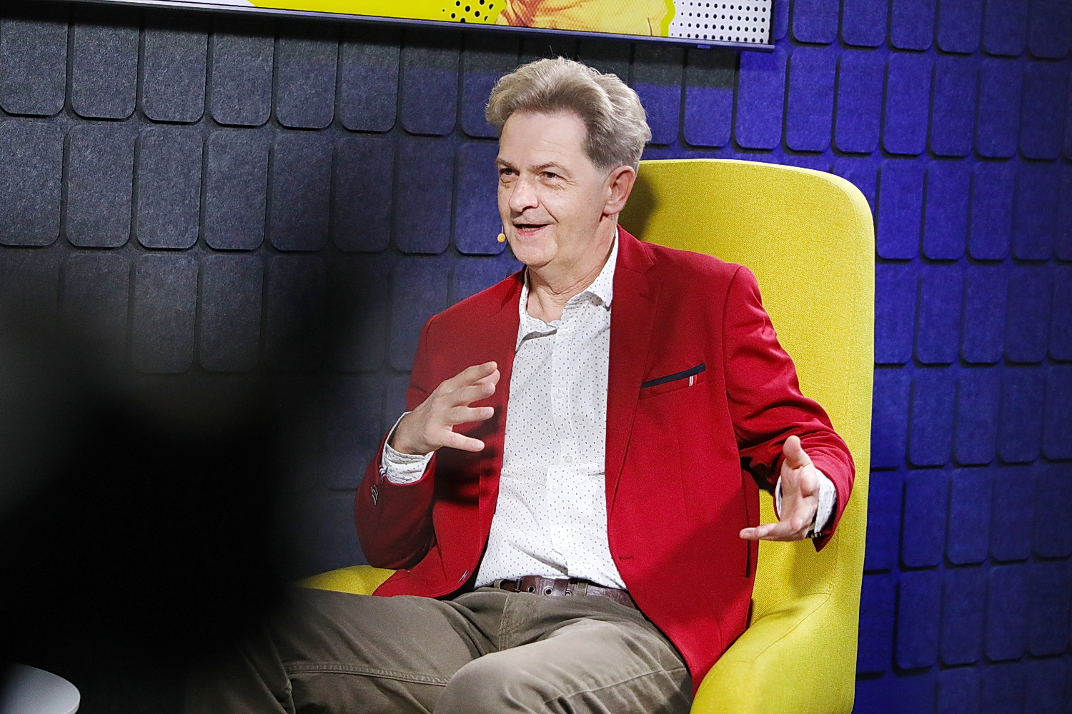Jacek Rogala – gość audycji „Dzień dobry to Ja! Rozmowy inne niż wszystkie w Radiu Kielce” / Fot. Wiktor Taszłow - Radio Kielce
