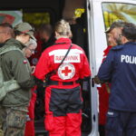 11.10.2026. Sancygniów. Ćwiczenia poszukiwawczo-ratownicze „Ponidziański Młyn 2026” / Fot. Wiktor Taszłow - Radio Kielce