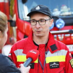 11.10.2026. Sancygniów. Ćwiczenia poszukiwawczo-ratownicze „Ponidziański Młyn 2026” / Fot. Wiktor Taszłow - Radio Kielce