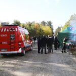 11.10.2026. Sancygniów. Ćwiczenia poszukiwawczo-ratownicze „Ponidziański Młyn 2026” / Fot. Wiktor Taszłow - Radio Kielce
