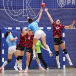 11.10.2026. Kielce. Mecz 5. kolejki Ligi Centralnej piłkarek ręcznych: Korona Handball Kielce - Energa Sambor Tczew / Fot. Wiktor Taszłow - Radio Kielce