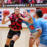 11.10.2026. Kielce. Mecz 5. kolejki Ligi Centralnej piłkarek ręcznych: Korona Handball Kielce - Energa Sambor Tczew / Fot. Wiktor Taszłow - Radio Kielce