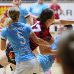 11.10.2026. Kielce. Mecz 5. kolejki Ligi Centralnej piłkarek ręcznych: Korona Handball Kielce - Energa Sambor Tczew / Fot. Wiktor Taszłow - Radio Kielce