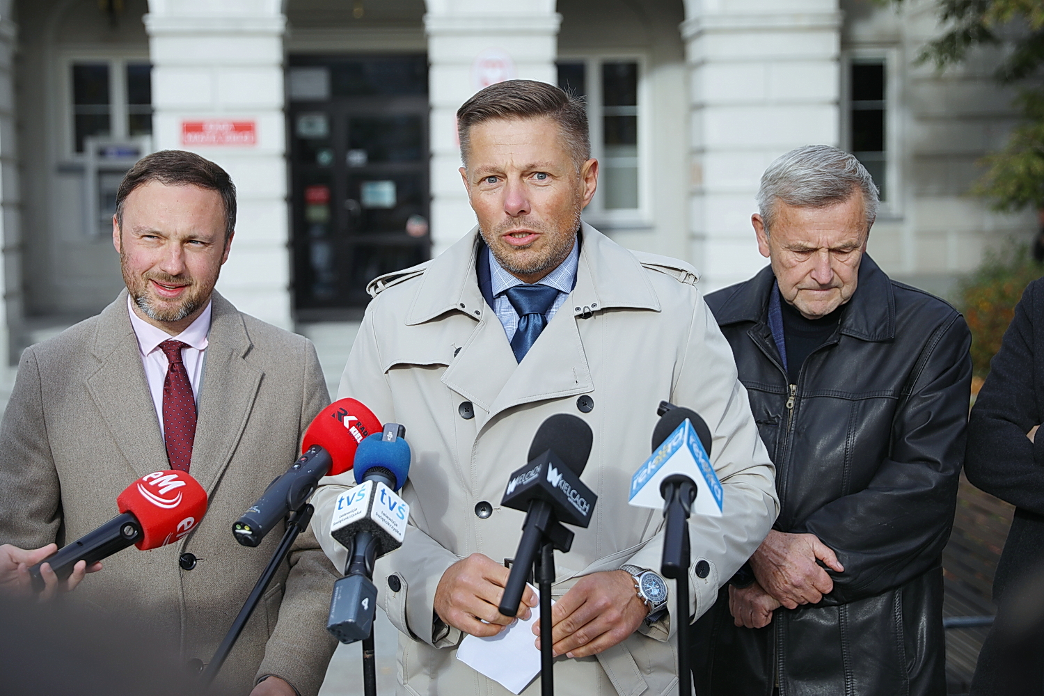14.10.2026. Kielce. Konferencja prasowa Koalicji Obywatelskiej / Fot. Wiktor Taszłow - Radio Kielce