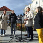 14.10.2026. Kielce. Konferencja prasowa Koalicji Obywatelskiej / Fot. Wiktor Taszłow - Radio Kielce