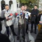 14.10.2026. Kielce. Konferencja prasowa Koalicji Obywatelskiej / Fot. Wiktor Taszłow - Radio Kielce