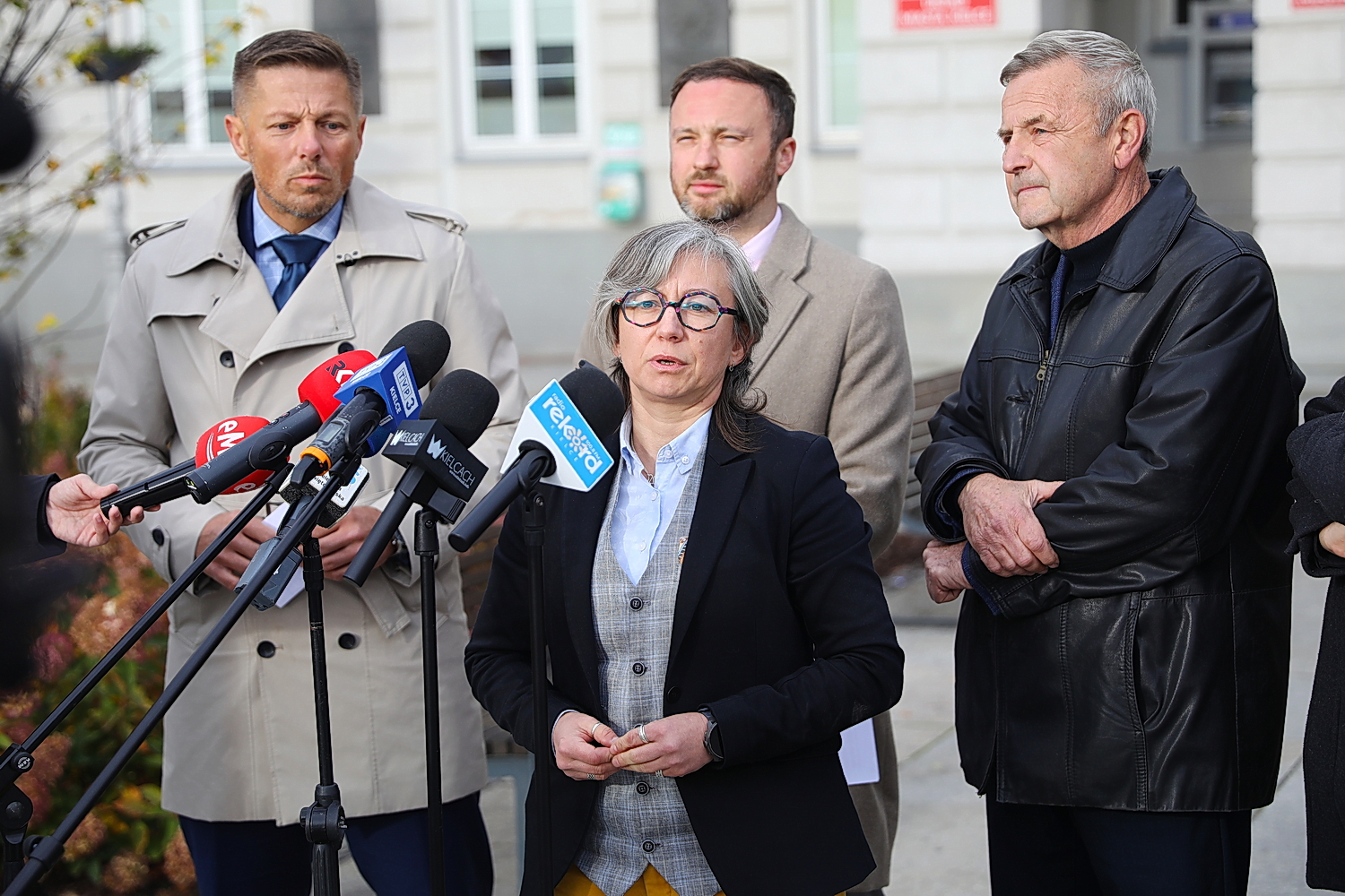 14.10.2026. Kielce. Konferencja prasowa Koalicji Obywatelskiej / Fot. Wiktor Taszłow - Radio Kielce