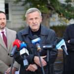 14.10.2026. Kielce. Konferencja prasowa Koalicji Obywatelskiej / Fot. Wiktor Taszłow - Radio Kielce