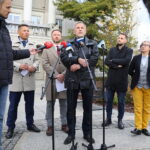 14.10.2026. Kielce. Konferencja prasowa Koalicji Obywatelskiej / Fot. Wiktor Taszłow - Radio Kielce