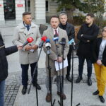 14.10.2026. Kielce. Konferencja prasowa Koalicji Obywatelskiej / Fot. Wiktor Taszłow - Radio Kielce