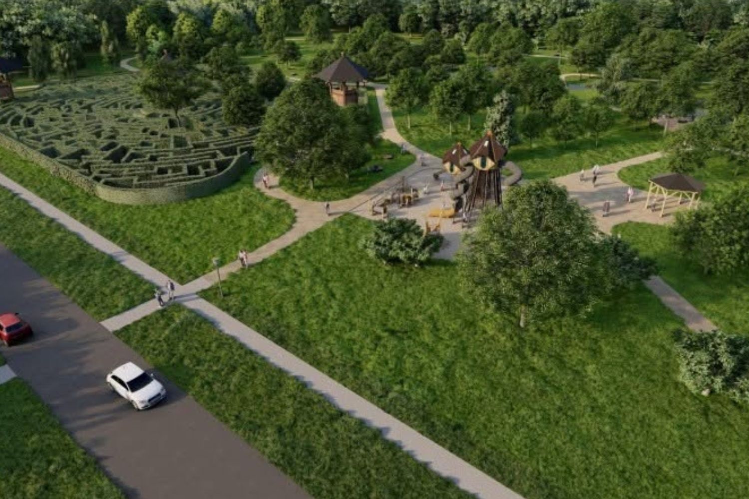 Zielony labirynt, plac zabaw i wieże widokowe. Busko-Zdrój szykuje inwestycję za 12 mln zł