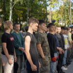 2.10.2026. Zagnańsk. Rykowisko - ślubowanie uczniów klas I Zespołu Szkół Leśnych im. Romana Gesinga w Zagnańsku / Fot. Stanisław Nowaczek