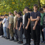 2.10.2026. Zagnańsk. Rykowisko - ślubowanie uczniów klas I Zespołu Szkół Leśnych im. Romana Gesinga w Zagnańsku / Fot. Stanisław Nowaczek