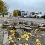 19.10.2026. Kielce. Ulica Przechodnia - remont / Fot. Wiktor Taszłow - Radio Kielce