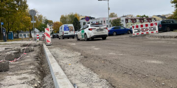 19.10.2026. Kielce. Ulica Przechodnia - remont / Fot. Wiktor Taszłow - Radio Kielce