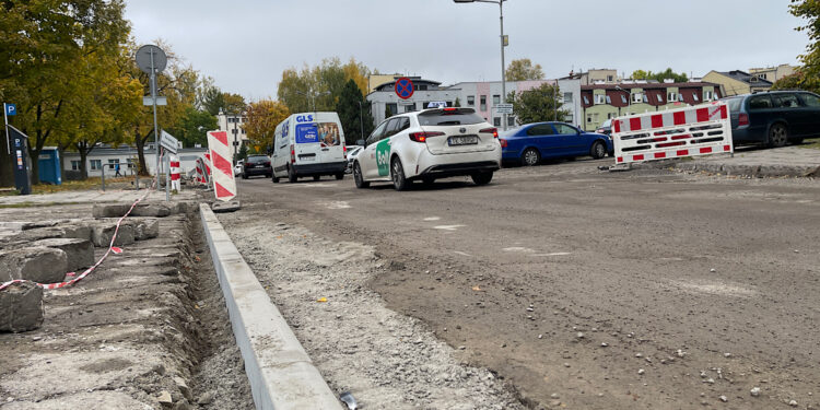 19.10.2026. Kielce. Ulica Przechodnia - remont / Fot. Wiktor Taszłow - Radio Kielce