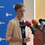 6.10.2026. Kielce. Konferencja prezydent Kielc Agaty Wojdy / Fot. Natalia Bilska – Radio Kielce