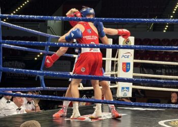 02.10.2026. Ostrowiec Świętokrzyski. Mistrzostwa Polski juniorów w boksie / Fot. Kamil Król - Radio Kielce