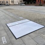 08.10.2026. Kielce. Zniszczona instalacja artystyczna „Niebo Kielc” / Fot. Wiktor Taszłow - Radio Kielce