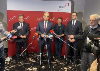 29.10.2026. Kielce. Konferencja prasowa w sprawie pieniędzy z BGK / Fot. Jarosław Kubalski - Radio Kielce