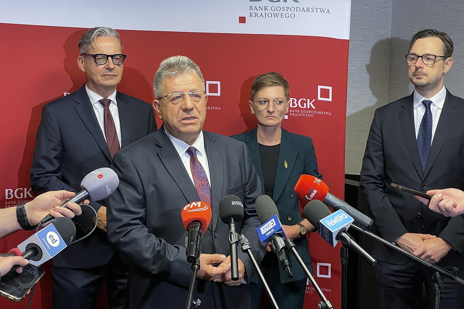 29.10.2026. Kielce. Konferencja prasowa w sprawie pieniędzy z BGK / Fot. Jarosław Kubalski - Radio Kielce