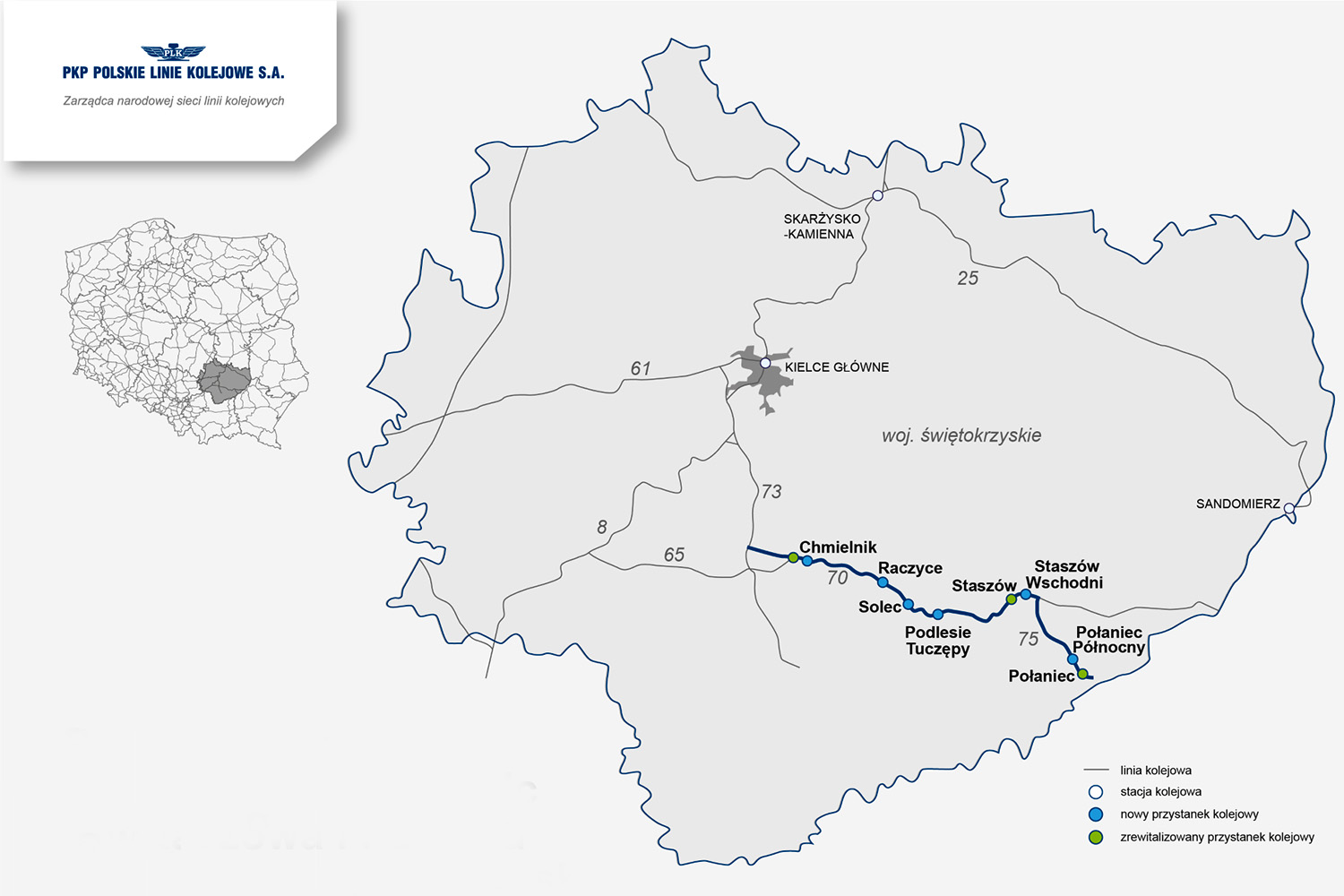 Koleją do Staszowa - kolejny krok do realizacji połączenia wykonany