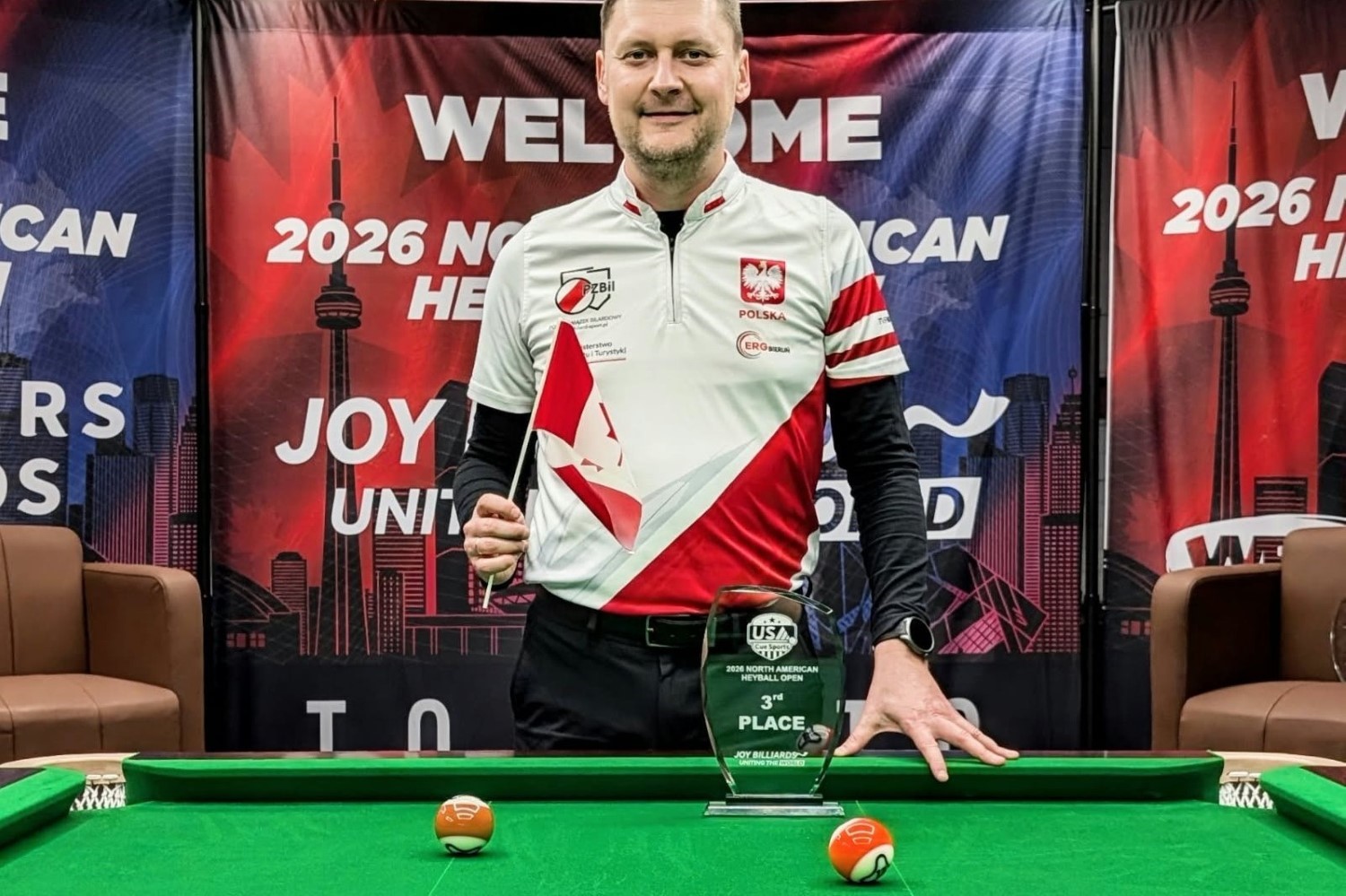 Karol Skowerski na podium Pucharu Świata w Kanadzie