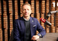 Radio Kielce. Rozmowa Dnia. Na zdjęciu: Rafał Kasprzyk - sekretarz generalny partii Unia Centrum / Fot. Robert Felczak - Radio Kielce