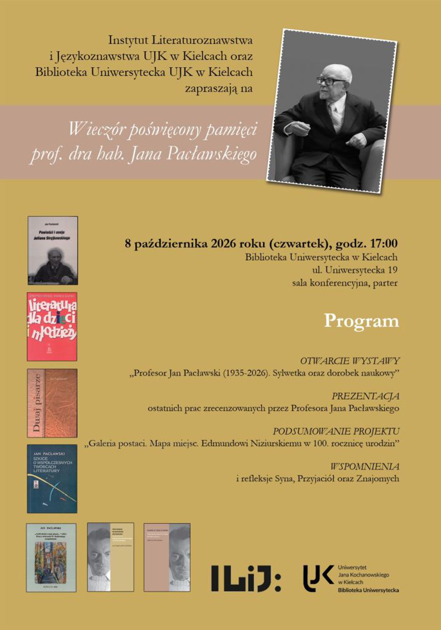 Jutro pogrzeb profesora Jana Pacławskiego