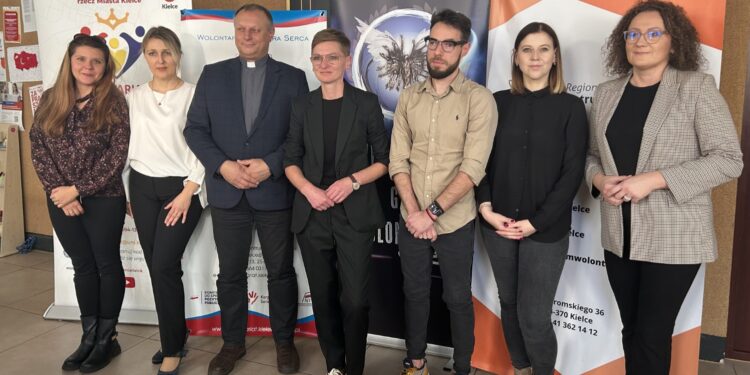 27.10.2026. Kielce. Konferencja prasowa w sprawie konkursu Laur Wolontariatu / Fot. Iwona Murawska-Bujnowicz - Radio Kielce