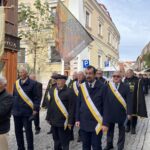 11.10.2026. Sandomierz. Procesja z relikwiami patrona miasta i diecezji, bł. Wincentego Kadłubka / Fot. Grażyna Szlęzak-Wójcik - Radio Kielce
