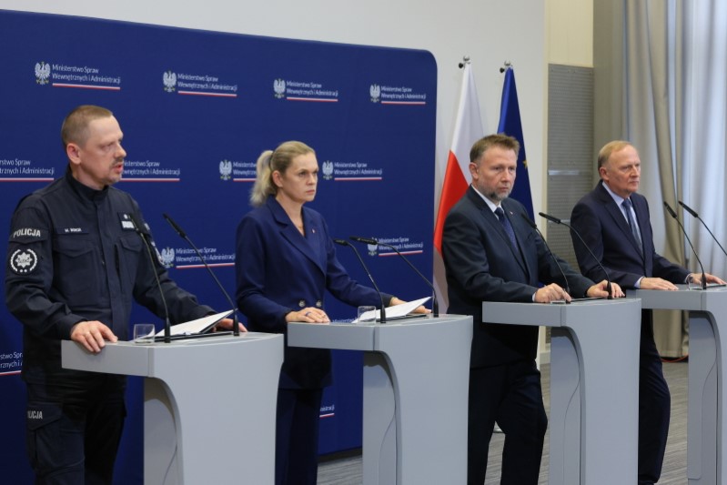 09.10.2026. Warszawa. Konferencja prasowa / Fot. PAP/Paweł Supernak
