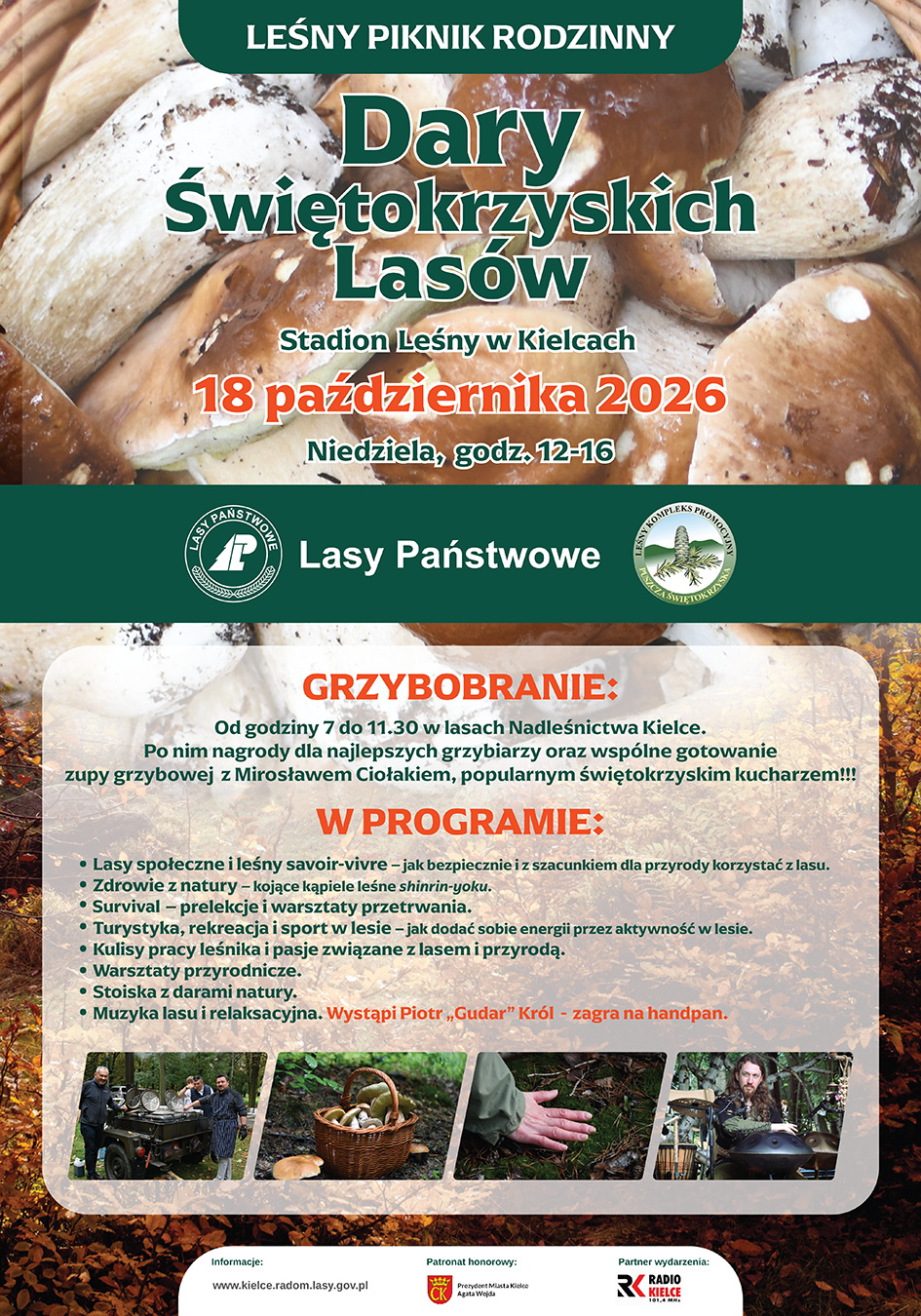 Darów lasu spróbujesz w najbliższą niedzielę [PROGRAM]