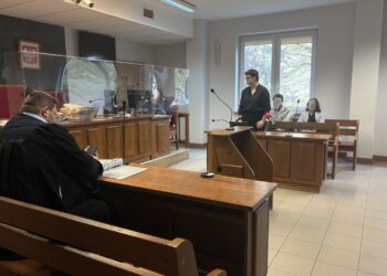 19.10.2026. Kielce. Sąd Rejonowy w Kielcach. Rozprawa Aleksandry S. i Radomira M. / Fot. Aleksandra Słowak - Radio Kielce