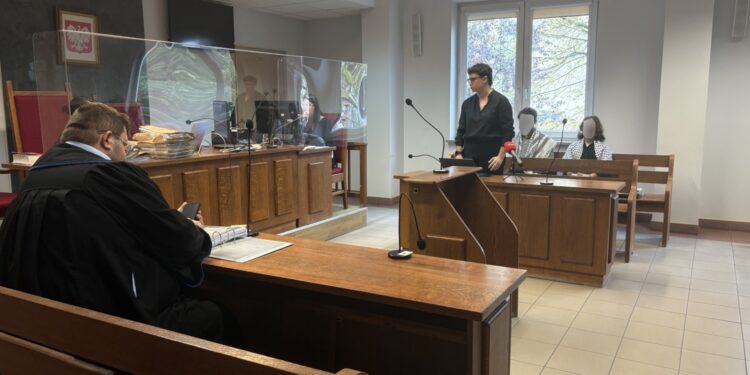 19.10.2026. Kielce. Sąd Rejonowy w Kielcach. Rozprawa Aleksandry S. i Radomira M. / Fot. Aleksandra Słowak - Radio Kielce